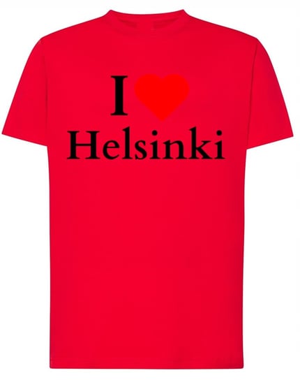 T-Shirt męskiI Love Helsinki Finlandia Skandynawia Upominek r.L Inna marka