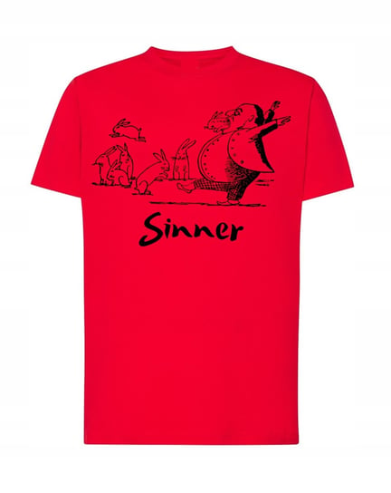T-Shirt modny nadruk grzesznik sinner R.XXL Inna marka
