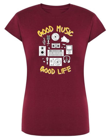 T-Shirt muzyczny nadruk Good Music Rozm.S Inna marka