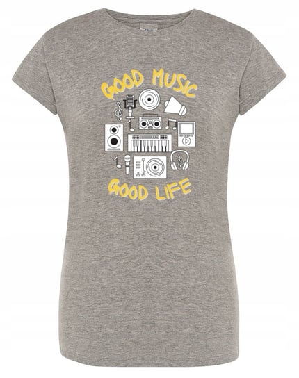 T-Shirt muzyczny nadruk Good Music Rozm.S Inna marka