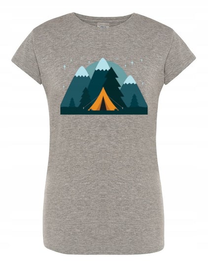 T-Shirt nadruk Góry Kemping Namiot Rozm.L Inna marka