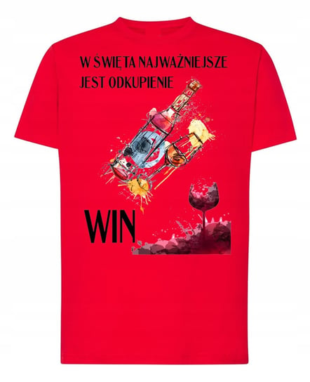 T-Shirt nadruk odkupienie Win Święta R.S Inna marka