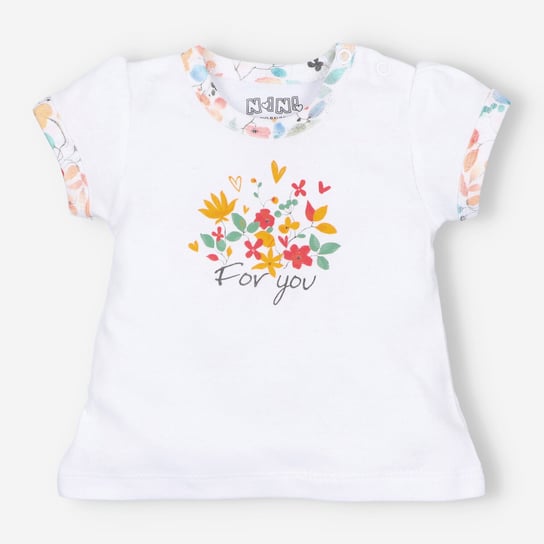 T-shirt niemowlęcy BICYCLE z bawełny organicznej dla dziewczynki-68 Inna marka