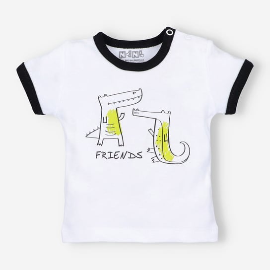 T-shirt niemowlęcy CROCODILES z bawełny organicznej dla chłopca-80 Inna marka