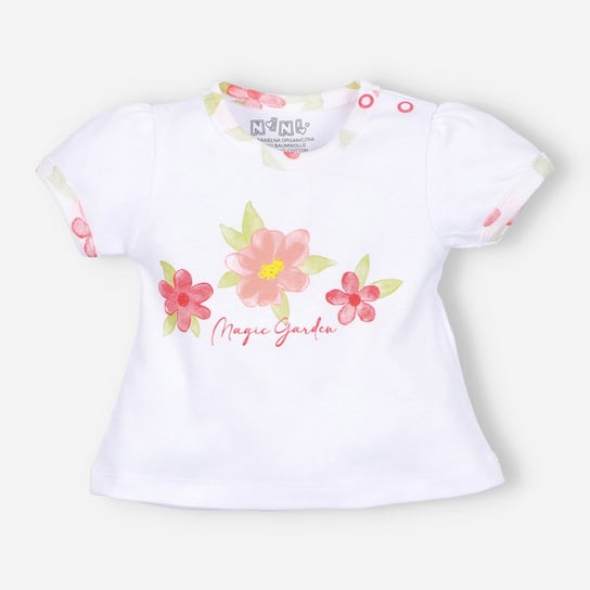 T-shirt niemowlęcy MAGIC GARDEN z bawełny organicznej dla dziewczynki-80 Inna marka