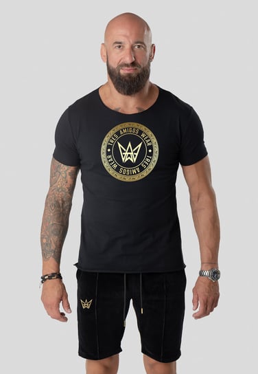 T - shirt Official Tres Amigos Warrior Black & Gold XL TRES AMIGOS