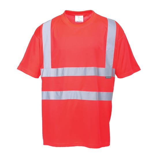 T-shirt ostrzegawczy PORTWEST [S478] Czerwony 2XL Portwest
