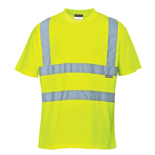 T-shirt ostrzegawczy PORTWEST [S478] Żółty 2XL Portwest