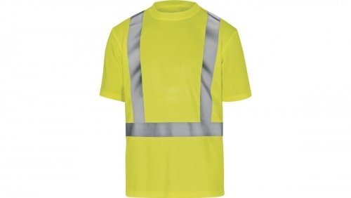 T-shirt ostrzegawczy z poliestru kolor żółty rozmiar XXL COMETJAXX DELTA PLUS