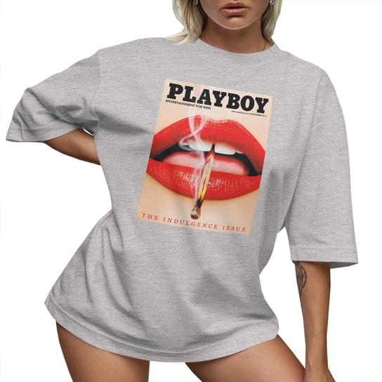 T-SHIRT OVERSIZE LU��NA KOSZULKA AESTHETIC PLAYBOY USTA S SUKIENKA JAKO���� PolskaKoszulka