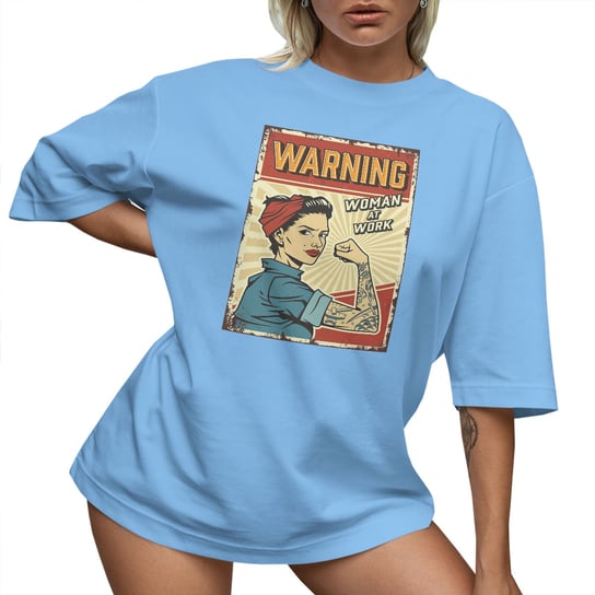 T-SHIRT OVERSIZE LUŹNA KOSZULKA KRÓTKA PIN UP L SUKIENKA JAKOŚĆ PolskaKoszulka