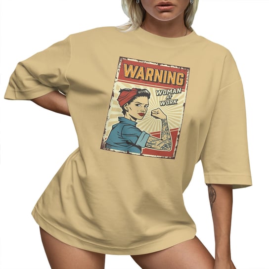 T-SHIRT OVERSIZE LUŹNA KOSZULKA KRÓTKA PIN UP M SUKIENKA JAKOŚĆ PolskaKoszulka