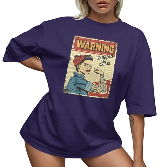 T-SHIRT OVERSIZE LUŹNA KOSZULKA KRÓTKA PIN UP S SUKIENKA JAKOŚĆ PolskaKoszulka