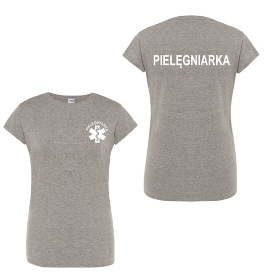 T-shirt - pielegniarka koszulka medyczna damska szara XL M&C