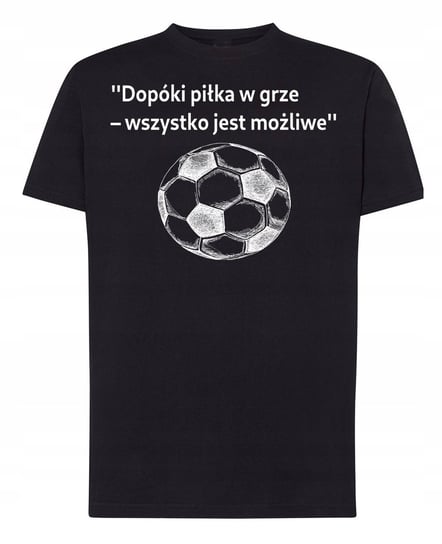 T-Shirt piłkarski nadruk piłka w grze R.XS Inna marka