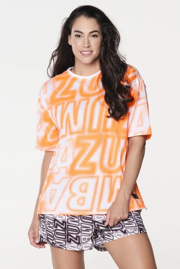 T-Shirt Sportowy Pomarańczowy Zumba Energy Tee L Zumba
