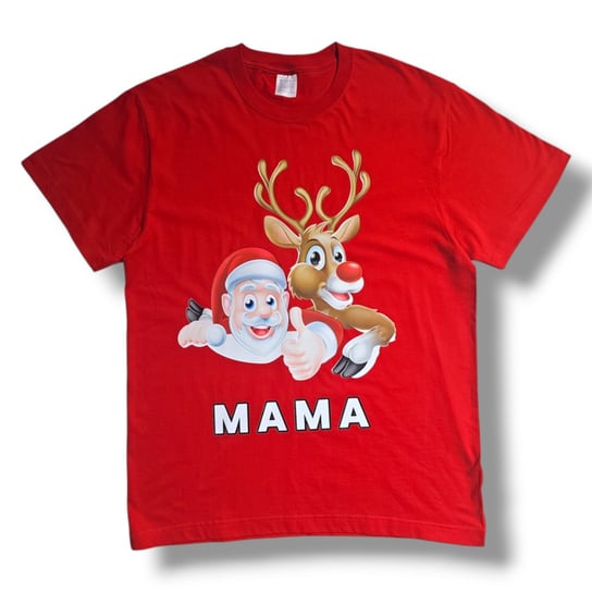 T-shirt świąteczny z napisem "MAMA" XXL La Binia