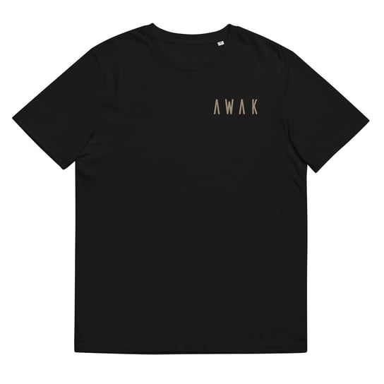 T-Shirt Unisex Z Bawełny Organicznej - Czarny, 4Xl AWAK