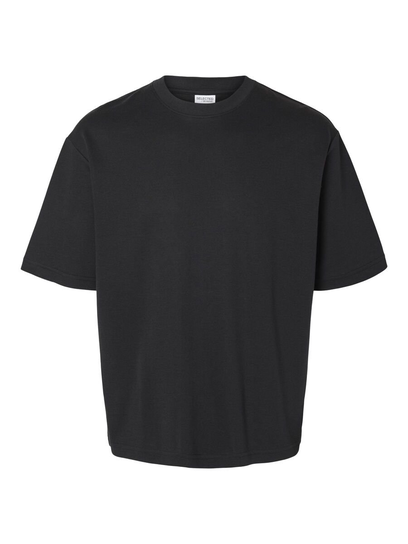 T-shirt Uomo Selected Black Inna marka