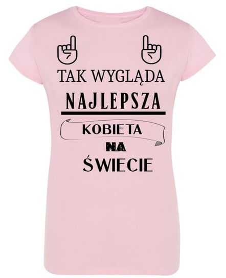 T-Shirt Walentynki Dla Najlepsza Kobieta r.S Inna marka