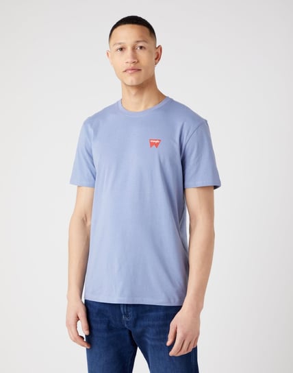 T-Shirt Wrangler Sign Off Tee Stone Wash Blue W70Md3X4Q Xxl Wrangler