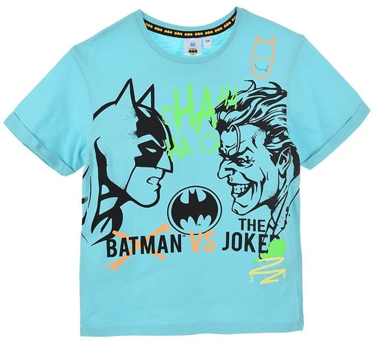 T-shirt z bawełny dla chłopców na licencji Batman vs Joker Batman