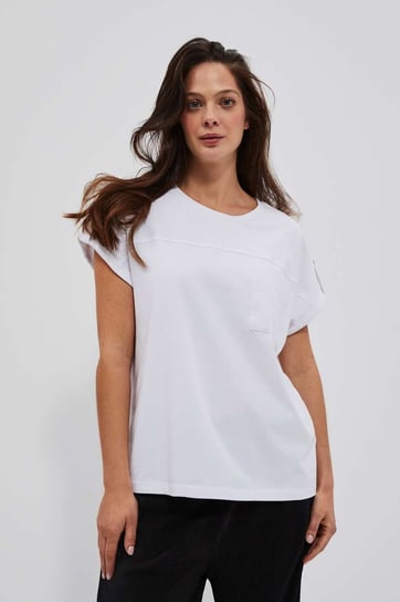 T-shirt z kieszonką-46 Moodo