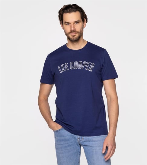 T-shirt z nadrukiem COLLEGE 2400 MEDIEVAL BLUE-XXXL Lee Cooper