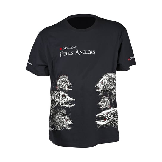 T-Shirty Dragon Hells Anglers Mix Czarne S DRAGON