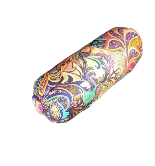 T00543 Poduszka wałek dekoracyjny w kolorowe wzory sztucznego jedwabiu DekorRacje