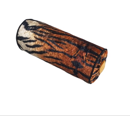 T00553 Poduszka wałek- tkanina crush velvet w zwierzęce wzory DekorRacje