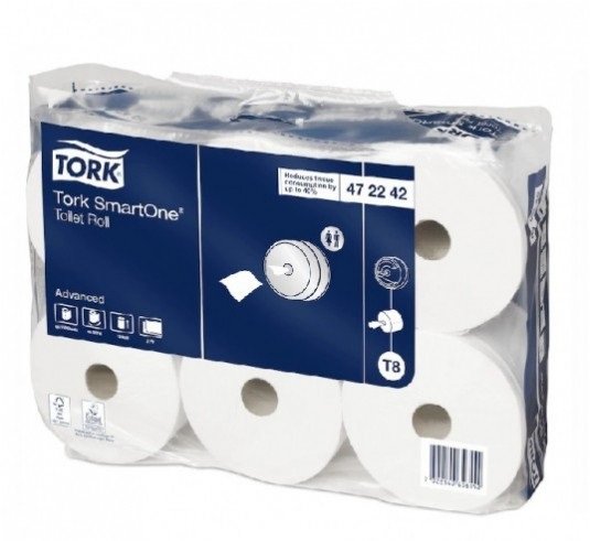 T8 Tork Smartone® Papier Toaletowy W Roli Biały 2 Warstwowy - 472242 Tork