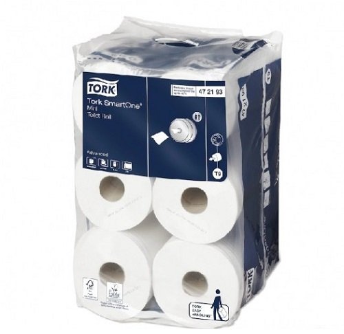 T9 Tork Smartone® Mini Papier Toaletowy W Roli Biały 2 Warstwowy - 472193 Tork