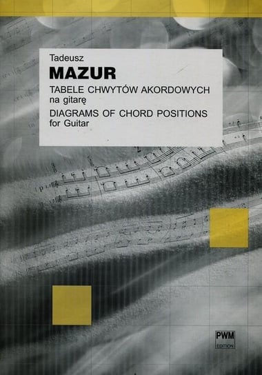 Tabele chwytów akordowych na gitarę Mazur Tadeusz