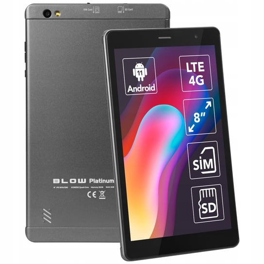 Tablet BLOW 8" 4G LTE 2GB 32GB WiFi ANDROID Blow