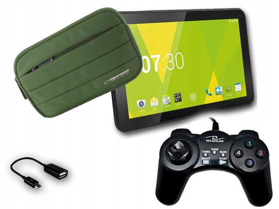 Tablet dla gracza gamingowy 4G +pad +etui +gry Overmax