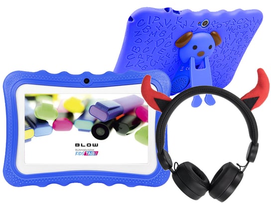 Tablet edukacyjny dla dzieci BLOW KIDSTAB 7 ver. 2020 +gry +słuchawki - niebieski Blow