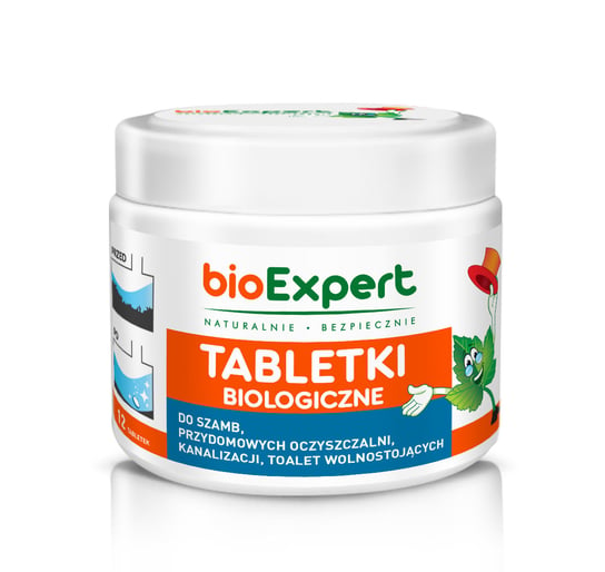 Tabletki biologiczne 12 szt. do szamb i przydomowych oczyszczalni ścieków BIOEXPERT