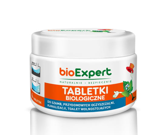 Tabletki biologiczne 6 szt. do szamb i przydomowych oczyszczalni ścieków BIOEXPERT