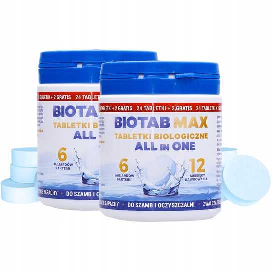 Tabletki Biologiczne Biotab Max+ Tłuszcze 2 Sztuki Inna marka