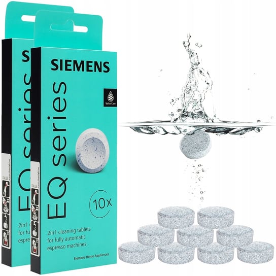 Tabletki czyszczące Siemens TZ80001 2w1 opakowanie 20 szt Siemens