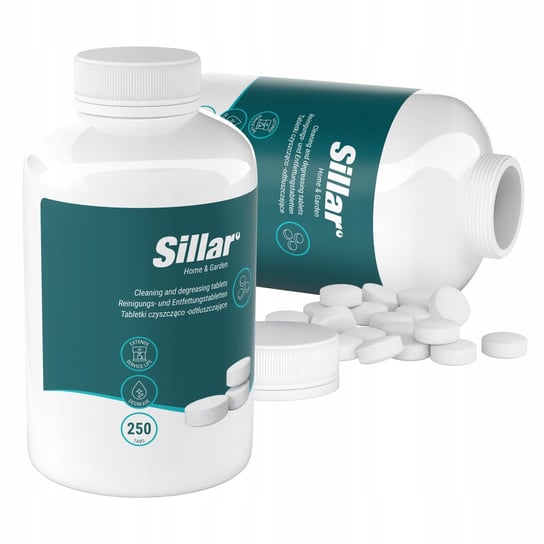 Tabletki czyszcząco-odtłuszczające Sillar 2w1 do ekspresów do kawy 250 szt Sillar
