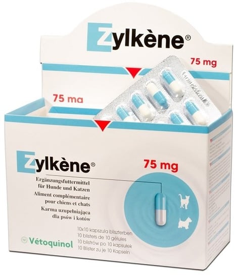 Tabletki dla kotów i psów VETOQUINOL Zylkene, 10 tabletek Vetoquinol