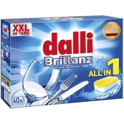 Tabletki do zmywarek DALLI Brillanz All in 1, 40 szt. Dalli