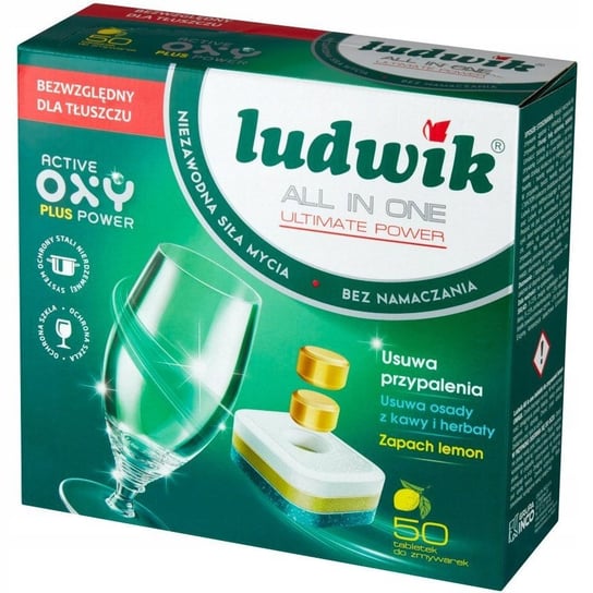 Tabletki Do Zmywarki (50Tabletek) Lemon All In One Ludwik 211648 Ludwik