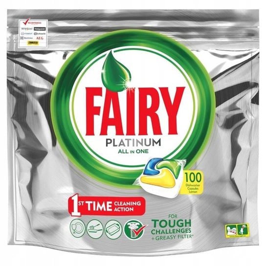 Tabletki do zmywarki FAIRY Platinum Lemon, 100 szt. Fairy