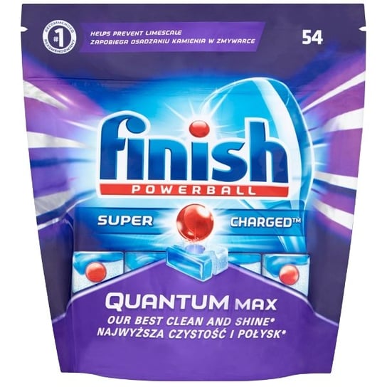 Tabletki do zmywarki FINISH Powerball Quantum Max, 54 szt. FINISH