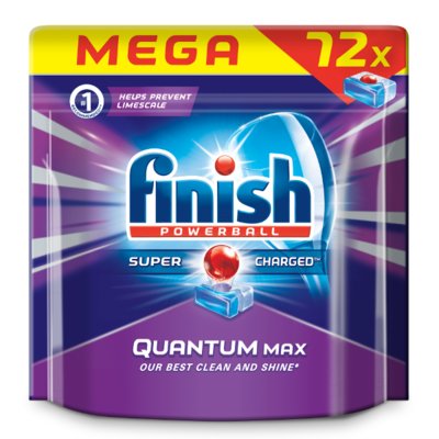 Tabletki do zmywarki FINISH Powerball Quantum Max, 72 szt. FINISH
