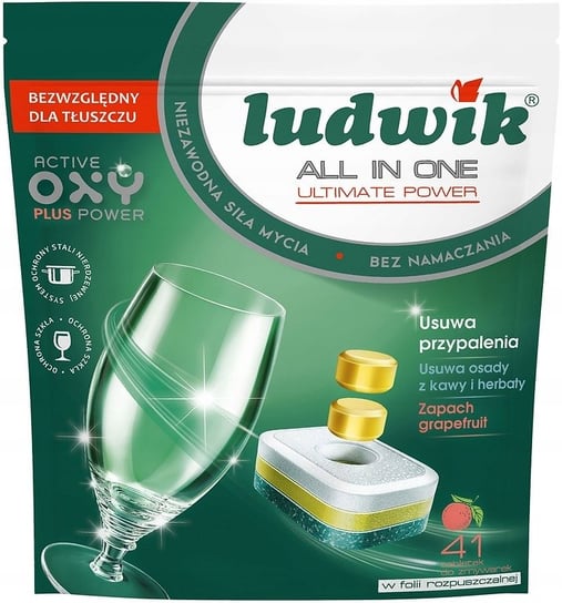 Tabletki do zmywarki LUDWIK All In One, grapefruit, 41 szt. Ludwik