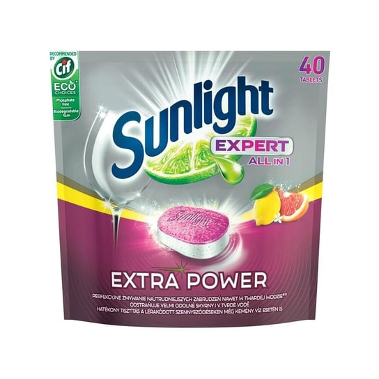 Tabletki do zmywarki SUNLIGHT Expert EP Citrus, 40 szt Sunlight